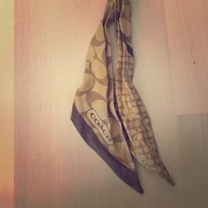 Authentic Gold Coach Purse/Head Scarf